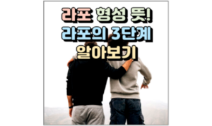 Read more about the article 라포의 3단계! 라포(rapport)형성 어원 뜻은?