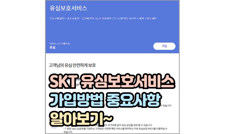 Read more about the article skt 유심보호서비스 가입방법 알아보기! 꼭 기억할 점은?
