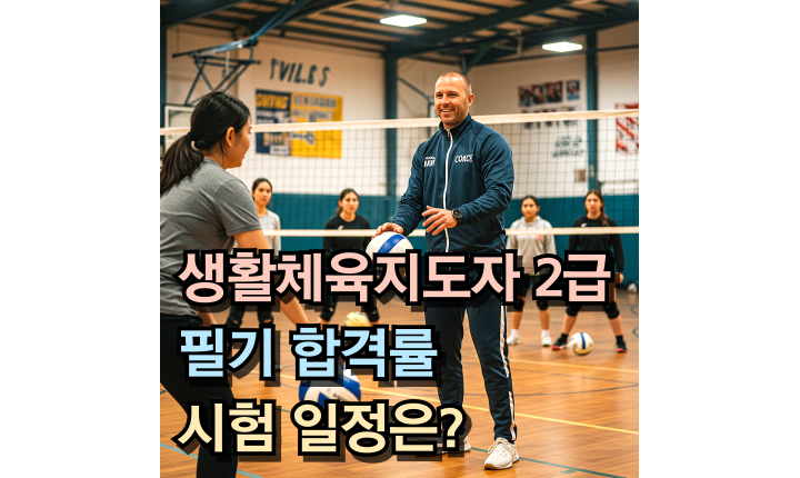 Read more about the article 생활체육지도자 2급 필기 합격률! 25년 시험일정 알아보기