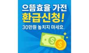Read more about the article 으뜸효율 가전 환급 신청 바로가기! 수월하게 받는 법은?