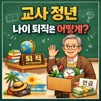 교사 정년퇴직 나이 명예퇴직 정년연장 썸네일