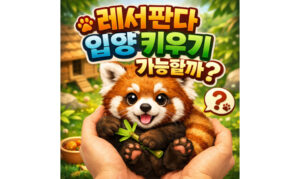 Read more about the article 레서판다 입양! 래서팬더 랫서판다 키우기 가능할까?