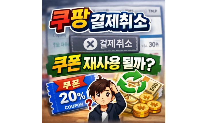 Read more about the article 쿠팡 결제취소 쿠폰 할인 사용 가능할까?