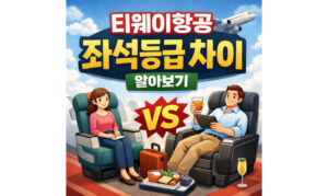 Read more about the article 티웨이항공 좌석등급 등급별 차이점! 스탠다드존 프론트존 세미프리미엄 등