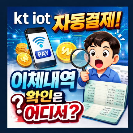 kt iot 자동결제 이체 내역 확인 해지 방법 썸네일