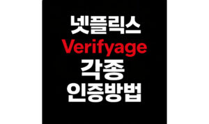 Read more about the article 넷플릭스 Verifyage 뜻 연령 성인 본인 인증 방법