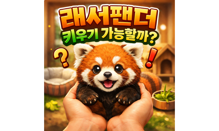Read more about the article 래서팬더 키우기 레서판다 입양 가능할까?