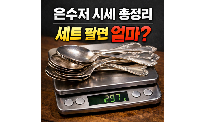 Read more about the article 은수저 시세 총정리! 세트 팔때 가격, 세척방법은?