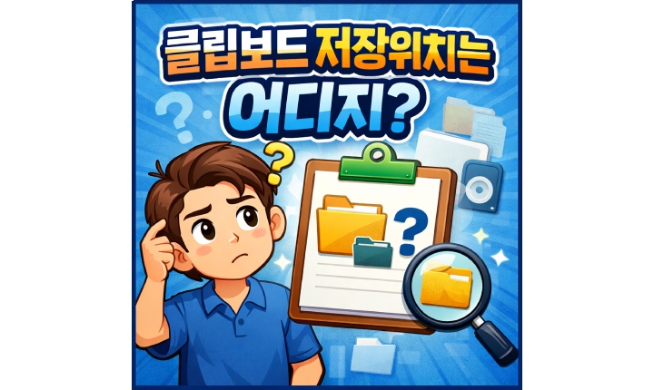 Read more about the article 클립보드 저장위치 불러오기 단축키 알아보기