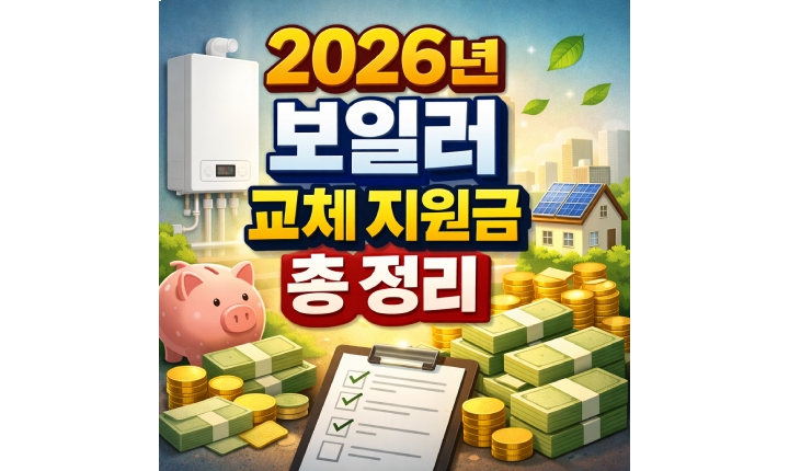 Read more about the article 2026년 보일러 교체 지원금 60만원 신청방법 정리