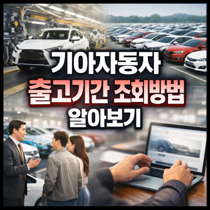 기아자동차 출고기간 조회방법 계약번호 탁송 확인 썸네일