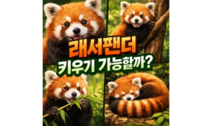 Read more about the article 래서팬더 키우기 랫서판다 래서판다 랜서판다 입양 가능할까?