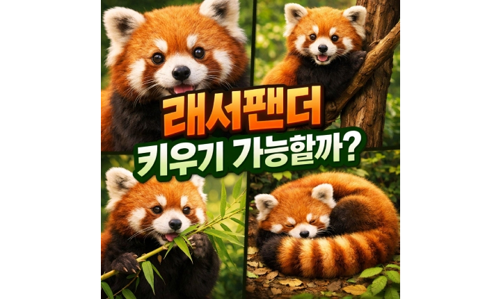 Read more about the article 래서팬더 키우기 랫서판다 래서판다 랜서판다 입양 가능할까?