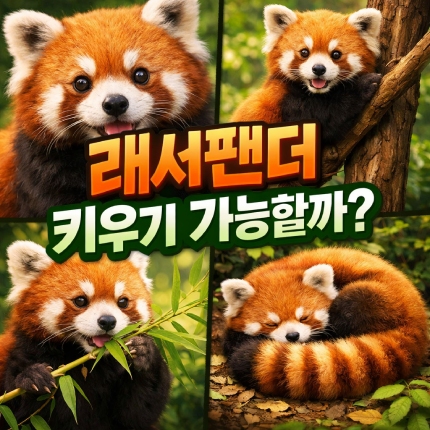 래서팬더 키우기 랫서판다 래서판다 랜서판다 입양 썸네일
