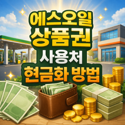 에스오일 상품권 사용처 현금화 방법 총정리 썸네일