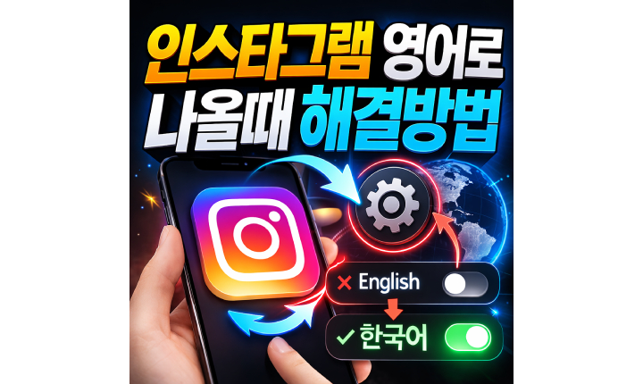Read more about the article 인스타 영어로 나올때 언어 설정 오류 해결