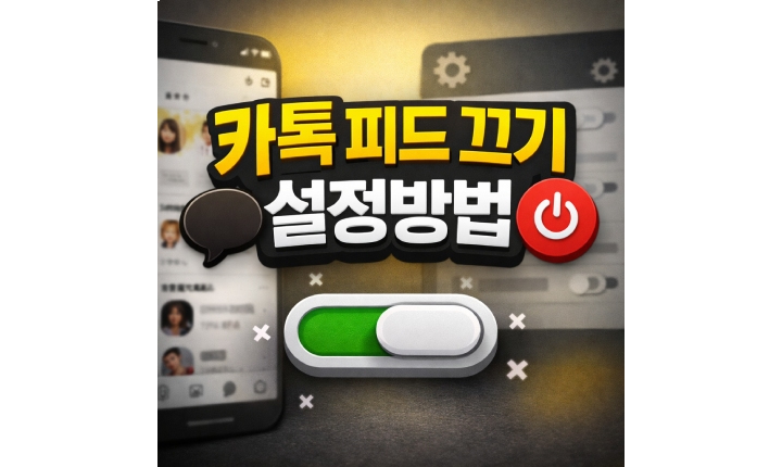 Read more about the article 카톡 피드 끄기 설정방법, 내 소식 노출 차단 총정리