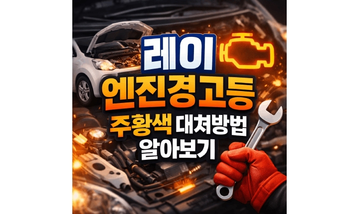 Read more about the article 레이 엔진경고등 주황색! 계기판 종류별 대처방법