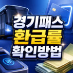 the 경기패스 환급률 일반 청년 저소득 확인방법 대표 썸네일