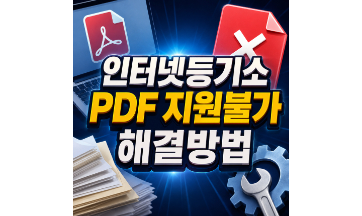 Read more about the article 모두의프린터 인터넷등기소 pdf 지원불가 오류 해결방법